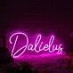 Dalielus Pink Neon Sign