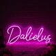 Dalielus Pink Neon Sign