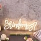 Brindemos Yellow Neon Sign