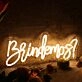 Brindemos Yellow Neon Sign