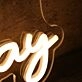 Nesrin Tugay Yellow Neon Sign