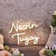 Nesrin Tugay Yellow Neon Sign