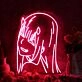Zero Two Custom Red Neon Sign