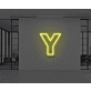 Neon Letter Y