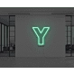 Neon Letter Y