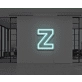 Neon Letter Z