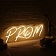 Prom Yellow Custom Neon Sign