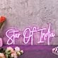Star Of India pink Neon Sign