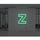 Neon Letter Z