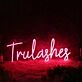 Trulashes Red Custom Neon Sign