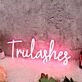 Trulashes Red Custom Neon Sign