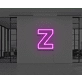 Neon Letter Z