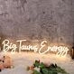 Big Taurus Energy Yellow Neon Sign