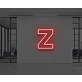 Neon Letter Z