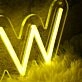 Glow Yellow Neon Sign