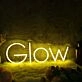 Glow Yellow Neon Sign