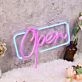 Purple Open Custom Neon Sign