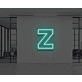 Neon Letter Z