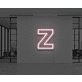 Neon Letter Z