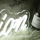 New Vision White Neon Sign