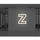 Neon Letter Z