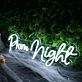 Prom Night White Custom Neon Sign