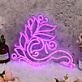 Branch Bud Purple Neon Sign
