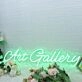 Art Gallery Green Neon Sign