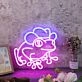 Tree Fog With Cow Hat Custom Neon Sign