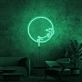 Slapping Dog Neon Sign