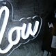 Let's Glow White Custom LED Neon Sign