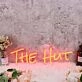 The Hut Red Neon Sign