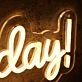 It's Your Birthday Let's Celebrate Yellow Neon Sign