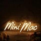 Mini Mac Yellow Neon Sign