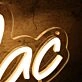 Mini Mac Yellow Neon Sign