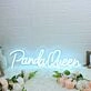 Panda Queen Blue Neon Sign