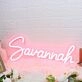 Savannah Red Neon Sign