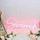 Savannah Red Neon Sign