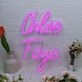 Chloe Faye Name Neon Sign