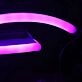 Moon Vector Purple Neon Sign