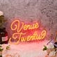 Venue Twenty Red Neon Sign