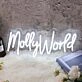 Mollyworld White Neon Sign