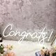 Congrats Custom LED Neon Sign