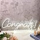 Congrats Custom LED Neon Sign