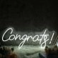 Congrats Custom LED Neon Sign