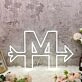 Letter M With Arrow Neon Sign