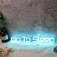 Go To Sleep Blue Neon Sign