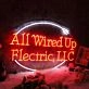 All Wired Up Flectric LLC Red Neon Sign