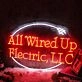 All Wired Up Flectric LLC Red Neon Sign