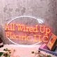All Wired Up Flectric LLC Red Neon Sign